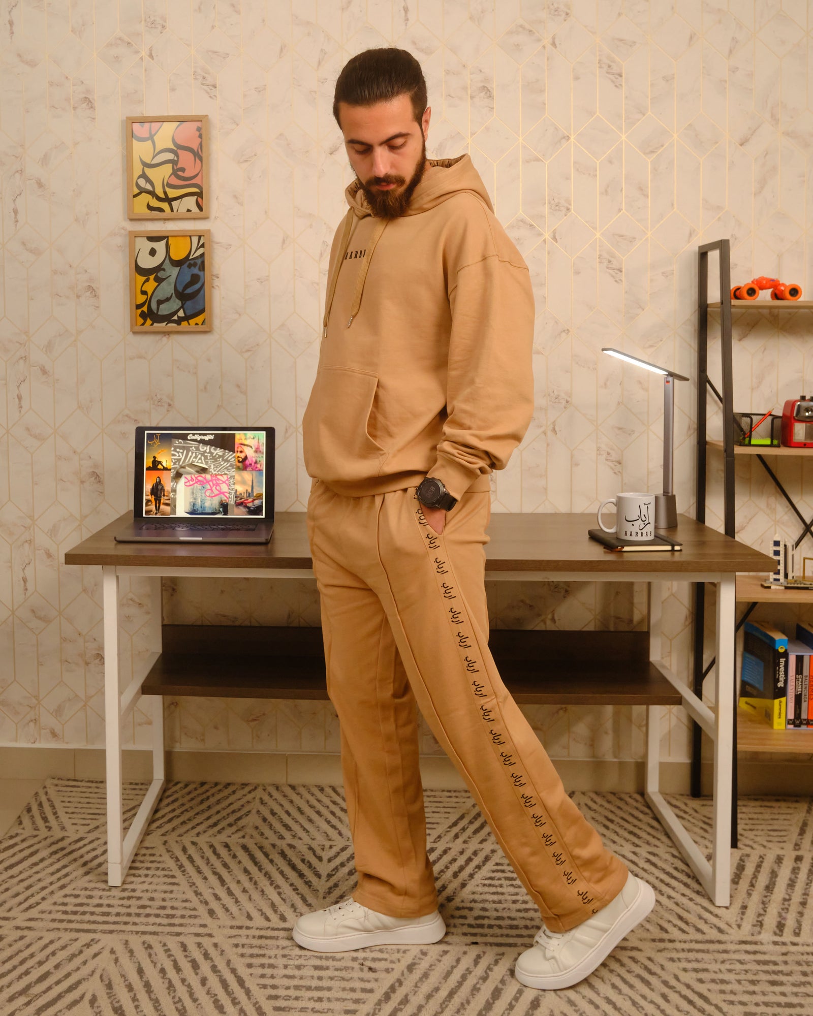 BEIGE JOGGER PANTS - MP001