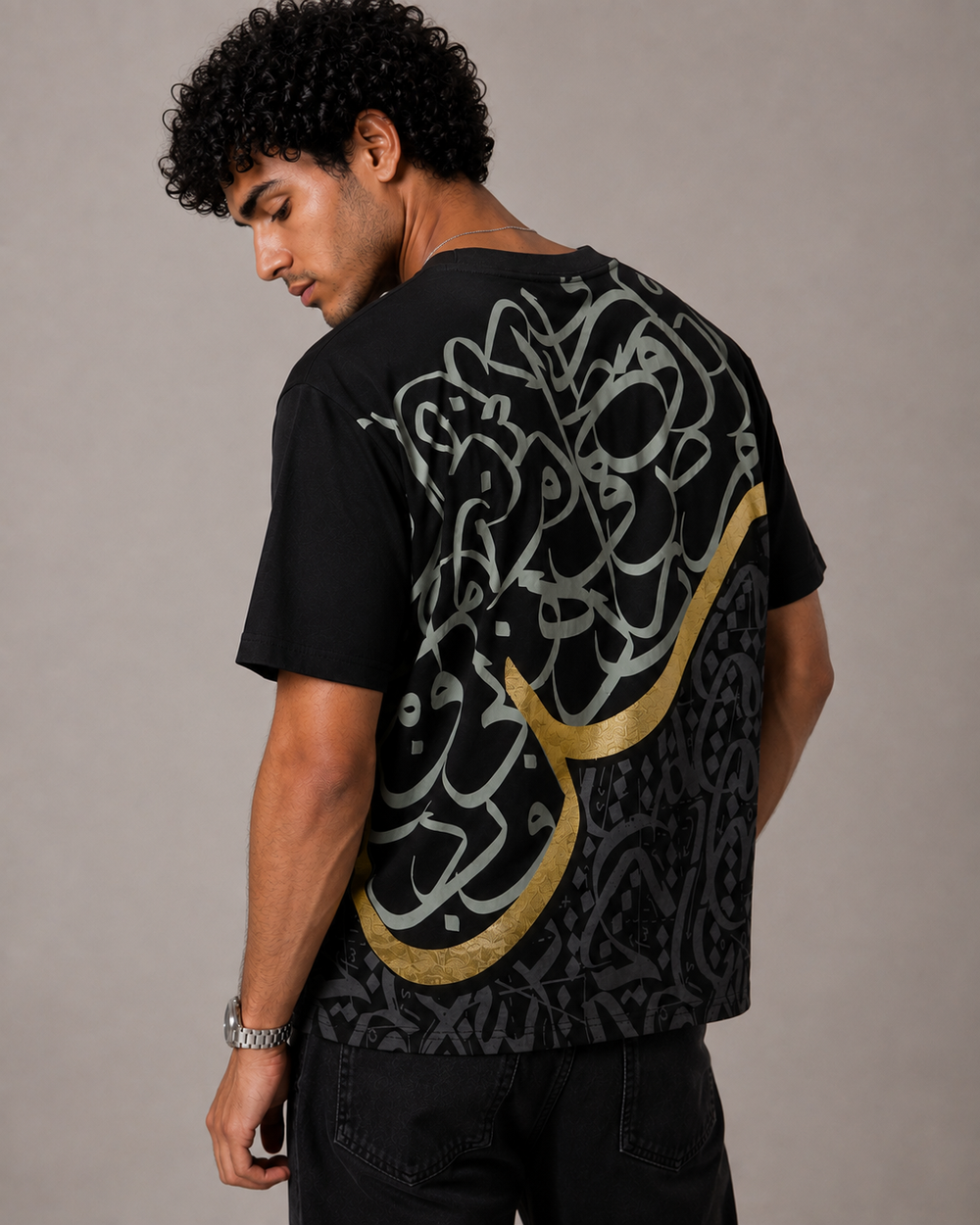 Be The AARBAB T-shirt in black, AARBAB, back view