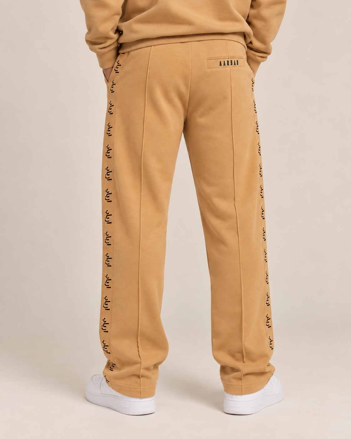 AARBAB Joggers in beige, AARBAB, back view
