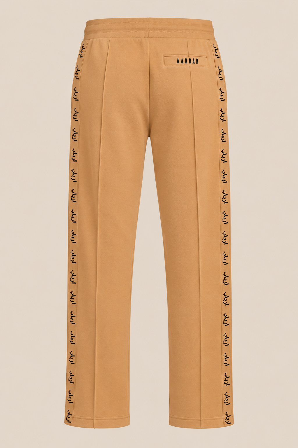 AARBAB Joggers in beige, AARBAB, back flat lay