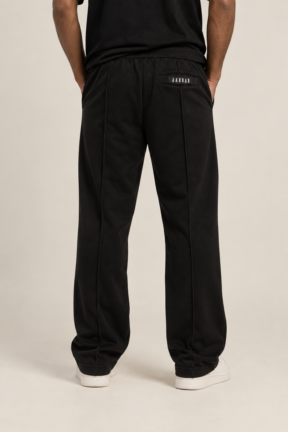 AARBAB Joggers in black, AARBAB, back view